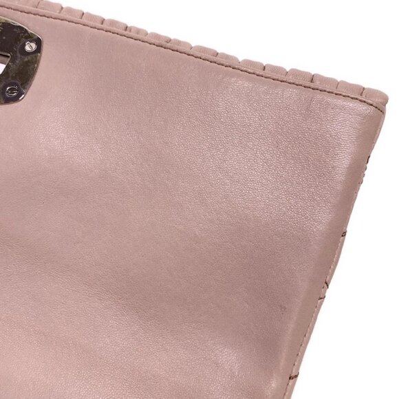 miumiu Miu Crystal/Matelasse Cameo (pink) Leather Shoulder Bag 595-051525 - Picture 11 of 14